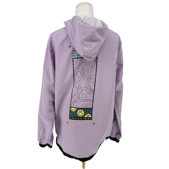 Trademark Brooklyn MFG Co Jacket Women’s S Good Vibes Worldwide Streetwear - Picture 5 of 8